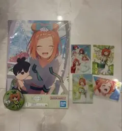 五等分の花嫁　四葉　一番くじ　缶バッジ　トレカ