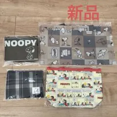 AOKI ノベルティースヌーピー　エコバッグ　クーラーバッグ　ポーチ