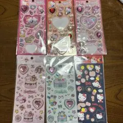 サンリオ　キラキラジュエルシール　おすそ分け