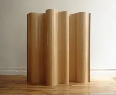 Artek風 ウッドカーブパーテーション 150cm×200cm