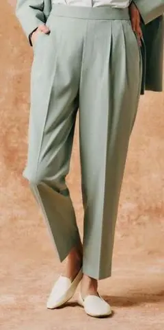 GLOBAL WORK ウツクシルエットテーパードパンツ