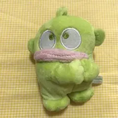 サンリオ　ハンギョドン　蛍光グリーン　薄緑色　ぬいぐるみ