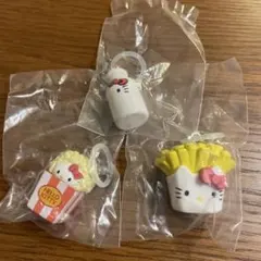 ハローキティ 3個セット　アメリカンデザイン　ガチャガチャ