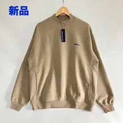 新品 THOUSAND MILE ニットフリース モックネック ベージュ L