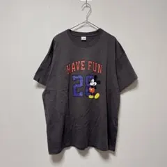 ディズニー×ユナイテッドアローズ　コラボTシャツ　ミッキー　28番　チャコールのサムネイル