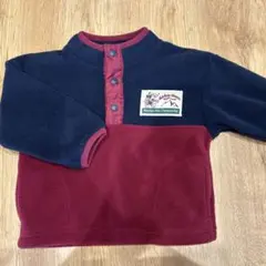 Mickey Mouse フリーストレーナー 90サイズ ネイビー/ワインレッド