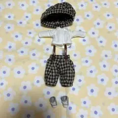 【中古】フィギュア ねんどろいどどーる オビツ11 チェック柄 帽子付き