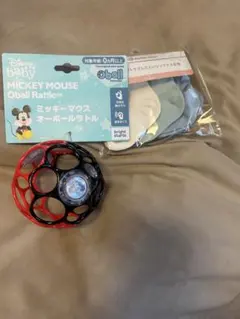 ディズニー オーボールラトル ＋ベビー靴下3足 まとめ売り