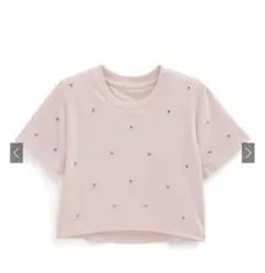 新品未使用GRL ビジューTシャツ［pm444］