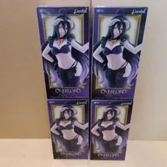 オーバーロード　Coreful フィギュア　アルベド メイドver. 4体