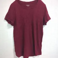 オールドネイビー 半袖 Tシャツ ワインレッド S コットン100%のサムネイル