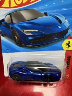 079‼️Hot Wheels Ferrari SF90 Stradale ブルー