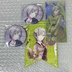 プロセカ　グリッター缶バッジ　グリ缶　10A 日野森志歩 プロセカ ￼日野森志歩￼ 缶バッジ ￼グリ缶 43C 44C ワールド