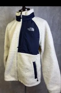 THE NORTH FACE フリースジャケット アイボリー/ネイビー