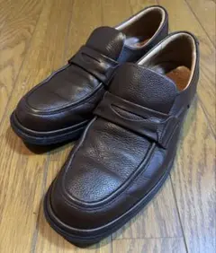 【美品】アシックス　ペダラ　エアーサイクル　軽量コンフォートコインローファー