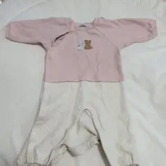 familiar ロンパース 70familiar ピンク/ホワイト