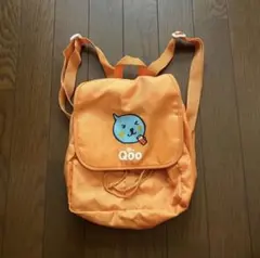 Qoo キャラクター付きオレンジリュック ノベルティ