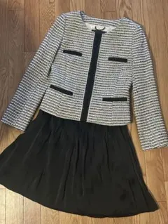 ♡UNTITLED ノーカラー ラメツイード セットアップ♡