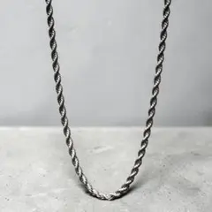 로프 체인 45cm 5mm 스테인리스 체인 실버 알레르기 무료