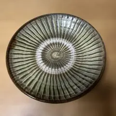 小鹿田焼 飛び鉋 大皿 陶器 伝統工芸