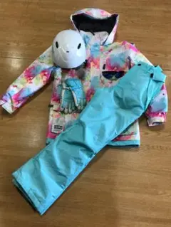 COSBY ジュニアスキーウエア+ヘルメット+グローブ　５点セット　１６０cm