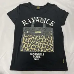 【美品】RAYSLICE 130 140 かわいい　ハンドバッグ柄　ラメロゴのサムネイル