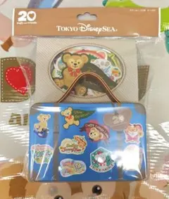 ディズニー ダッフィー 20周年 ステッカー ケース付