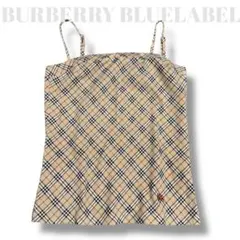 BURBERRY バーバリーブルーレーベル キャミソール ノバチェック 38