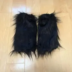 黒ファー レッグウォーマー 体育祭jk