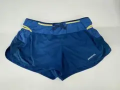 patagonia ランニングショーツ S 青
