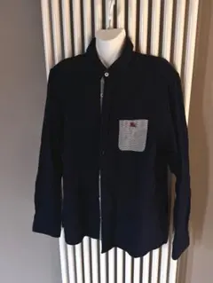 Burberry Black Label 長袖シャツ ネイビー