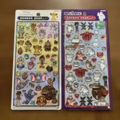 ディズニーボンボンドロップシール2枚セット
