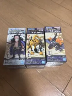 ワンピース フィギュア ワーコレ カイドウ クイーン キング3体セット