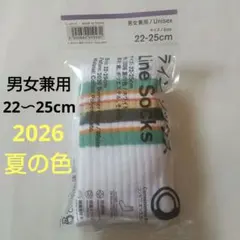 【新品・未開封】ファミマ限定ラインソックス　2026夏の色 22〜25cmのサムネイル