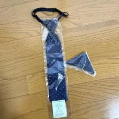 子供用ネクタイ ポケットチーフ付