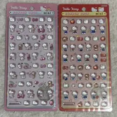 り*い様 サンリオ ボンボンドロップシール mini ミニ キティちゃん2種