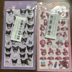 クロミ、マイメロの3Dシール