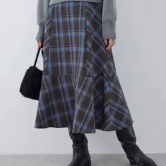 ロペピクニック☆美品☆チェックセミマーメイドスカート 36サイズ