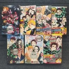 小説版「鬼滅の刃」全5冊＆「公式ファンブック『鬼殺隊見聞録』」全2冊