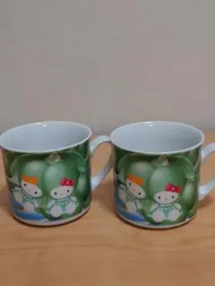 ハローキティ 香川県マグカップ 2個セット