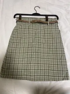 未使用！スカート風パンツ ベルト付き Mサイズ