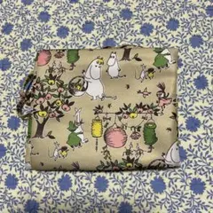 ムーミン Moomin エプロン ベージュ 総柄のサムネイル