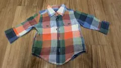 babyGap チェック柄 長袖シャツ 80