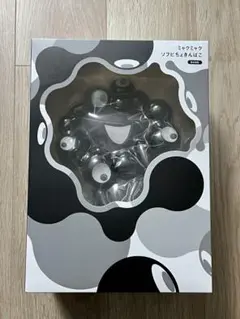 万博　黒ミャクミャク　ソフビ　貯金箱　ブラック　クロミャク EXPO2025 万博 ミャクミャク ソフビ貯金箱 ブラック 黒 モノクロ