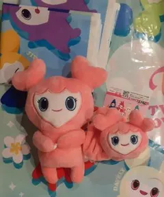 り*そ様 TWICE モブリー ハグぐるみ + ぴょこきゅんシュシュ + 景品袋