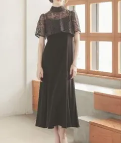 3wayレースボレロ&マーメイドキャミドレス　結婚式　ロング　ワンピース