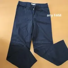 anyFAM ブラック カジュアルパンツ サイズ1のサムネイル