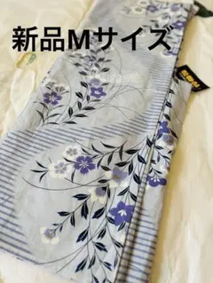 新品浴衣花柄 紫系 浴衣 身丈165cm