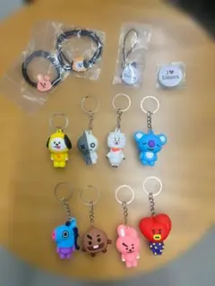【#11】BT21 キーホルダー 8個セット