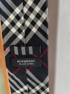 BURBERRY BLACK LABEL チェック柄ネクタイ